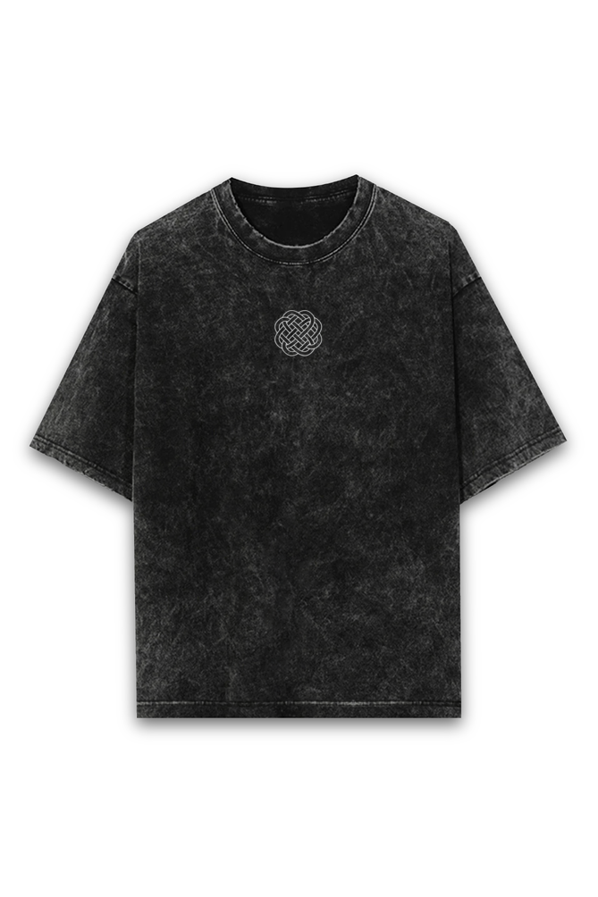 BTS Black Acid Wash Oversized T-Shirt